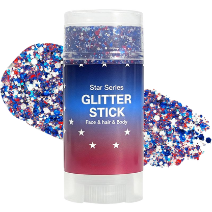 4th of July Glitter Stick