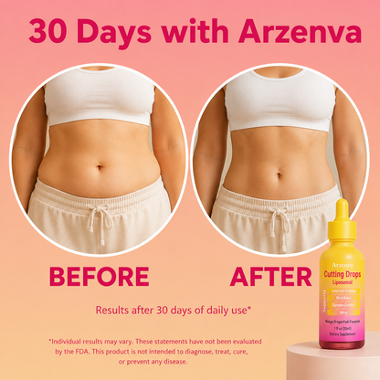 Arzenva Cutting Drops – Debloat & Lymphatic Support