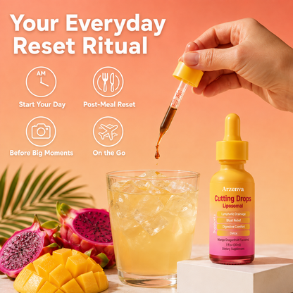 Arzenva Cutting Drops – Debloat & Lymphatic Support