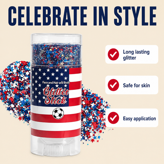 4th of July Glitter Stick